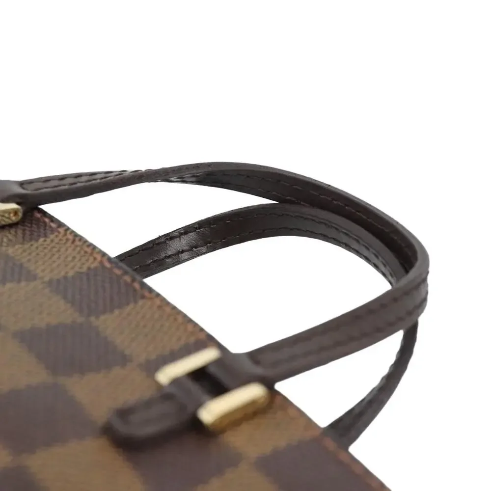 Louis Vuitton Damier Ebene Manosque GM Pouch Brown
